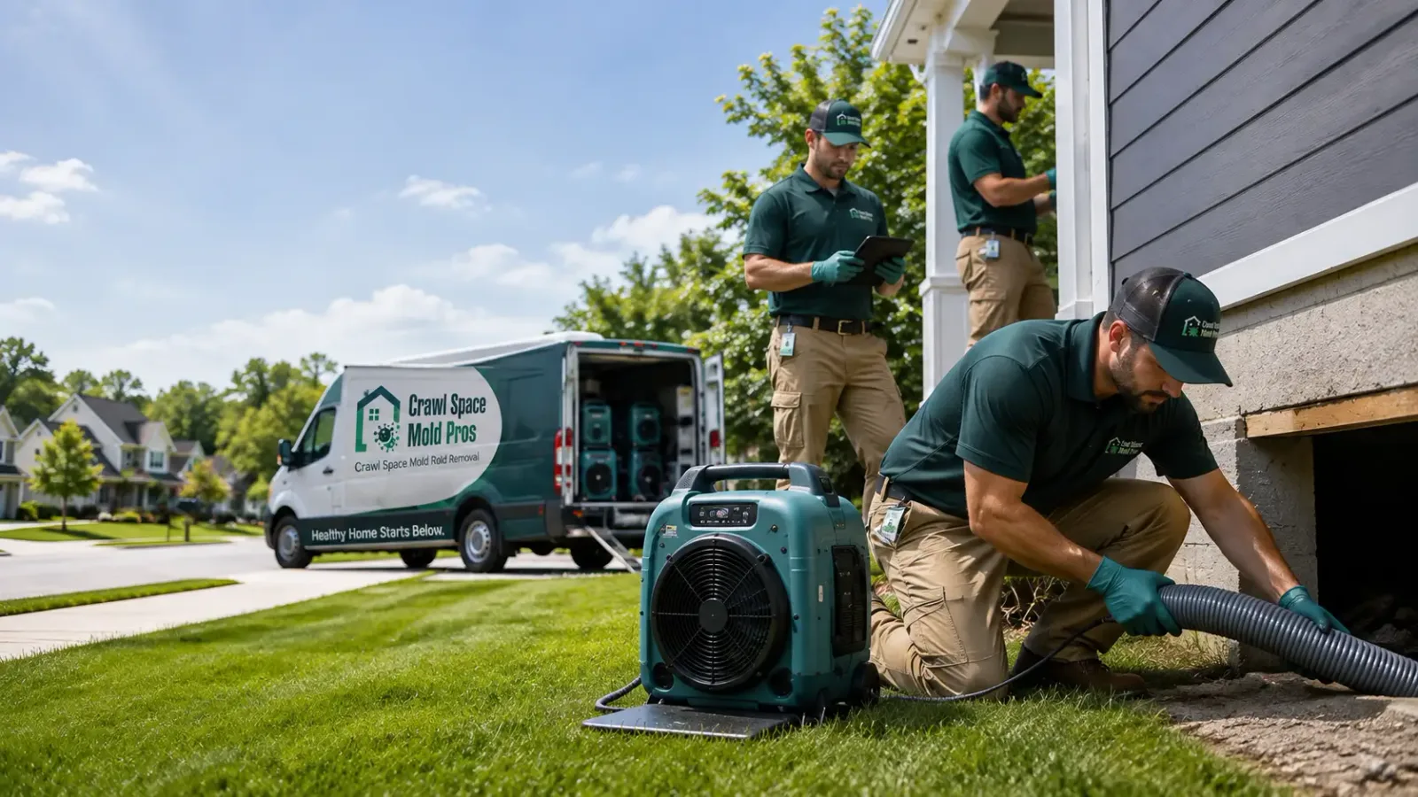 Crawl Space Mold Removal in Wallace, CA